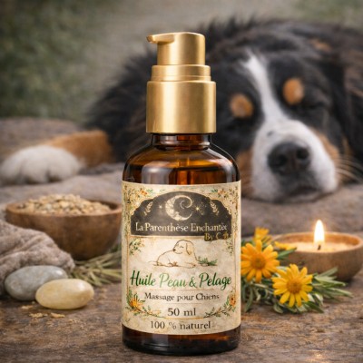 Huile Peau & Pelage pour chien