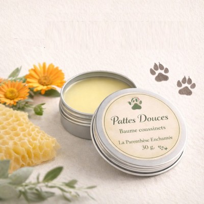 Baume Pattes Douces Chien & Chat | Coussinets secs et irrités